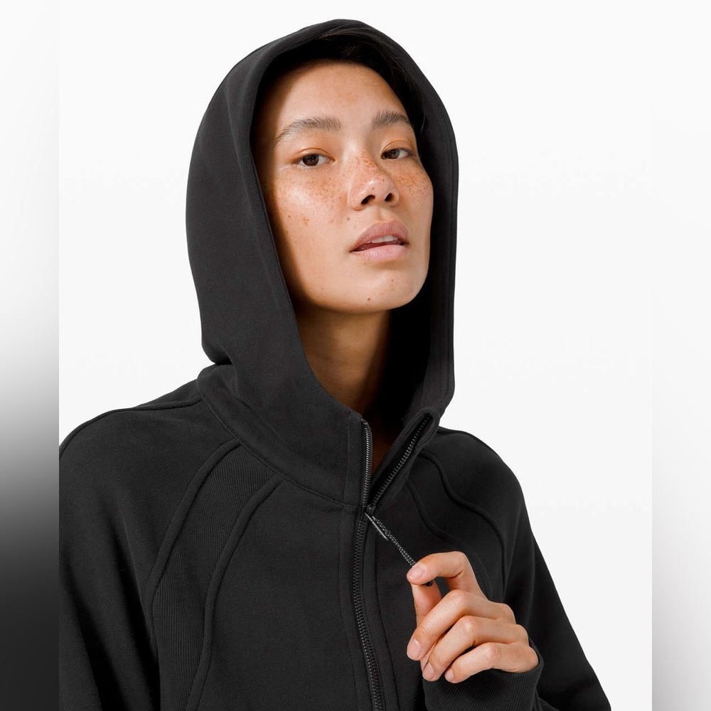 Lululemon Scuba Oversized 1/2 Zip Hoodie Black Size Xlarge/Xxlarge - Picture 2 of 9